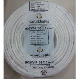 TTR KABLO 3 * 2.5 MM2 (100 LÜK) SİYAH