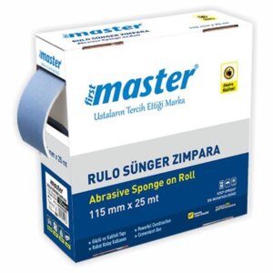 MASTER RULO SÜNGER ZIMPARA 115 MM X 25 MT 180 KUM