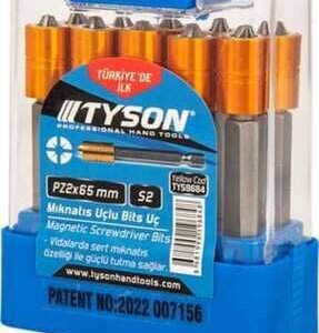 TYSON MIKNATIS UÇLU BİTS UÇ PZ2 X 65 MM ÇİFT
