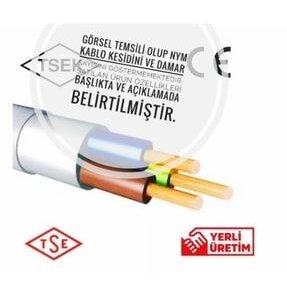 ANTİKRON KABLO NVV (NYM) 2*2,5 MM