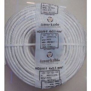 TTR KABLO 4 * 2.5 MM2 (100 LÜK) SİYAH