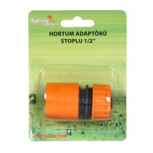 SPRING GARDEN HORTUM ADAPTÖRÜ STOPLU 3/4
