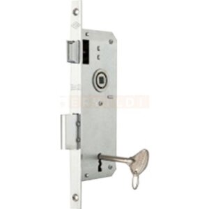 GÖMME KAPI KİLİDİ TEK ANAHTARLI 45 MM OVAL KROM