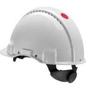 3M G3000 HAVALANDIRMALI VİDALI BARET (KIRMIZI)